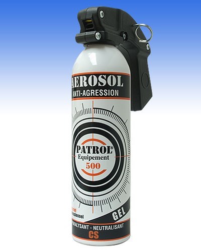 Aérosol anti-agression Gel CS 500ml