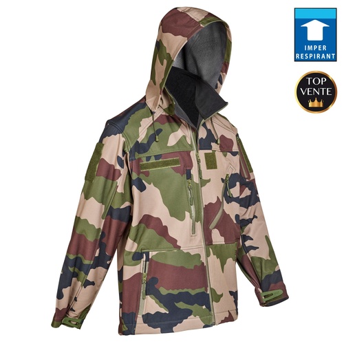 Blouson camouflage CE Softshell 3 couches dintex