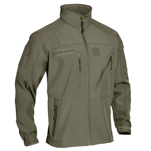 Blouson vert softshell 3 couches