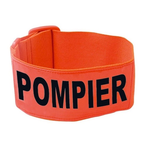 Brassard fluo POMPIERS