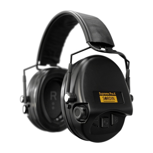 Casque anti-bruit Suprème Pro-X SFA serre-tête cuir noir