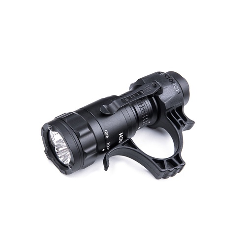 Lampe tactique compacte rechargeable TA21 - éclairage blanc et rouge - 1300 lumens