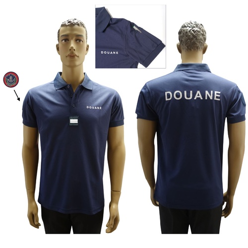 Polo DOUANE cooldry anti-humidité maille piquée