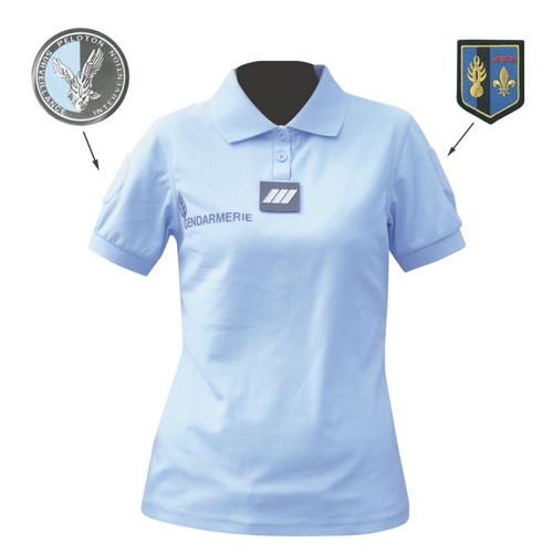 Polo Gendarmerie pour femme - Cooldry