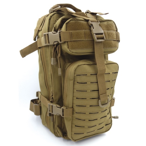 Sac à dos Assault Pack système MOLLE découpe laser