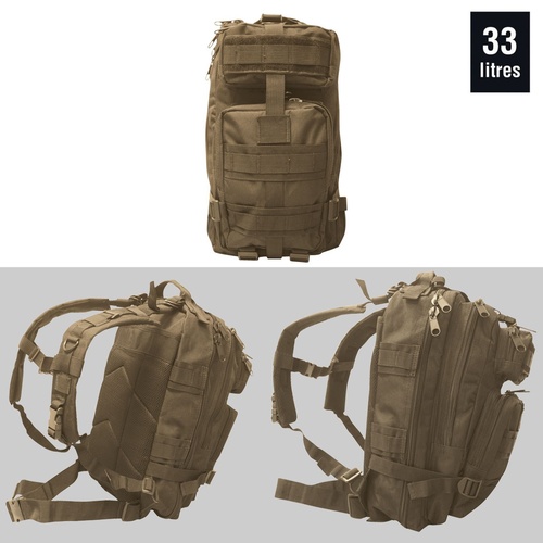 Sac à dos tactical 33 litres