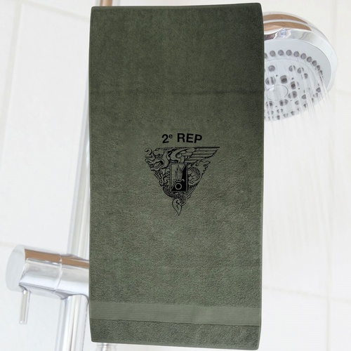 Serviette militaire kaki